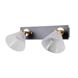 Kinkiet WL-34393-2-BK-HBR Italux Orella