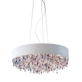 Włoska Lampa MASIERO Ola S6 60cm biała