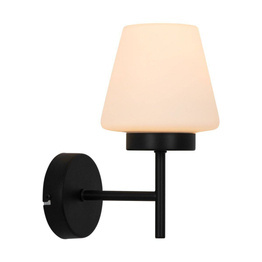 Lampa ścienna WL23005EB-BL  Zuma Line Czarna Rebel