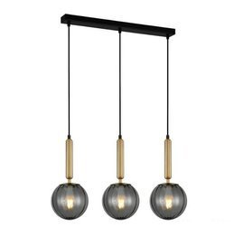 Italux Żyrandol Ravena PND-2324-3L BRO+SG Mosiężny