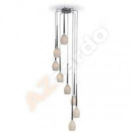 AZzardo IZZA 8 biała Lampa Wisząca AZ0160