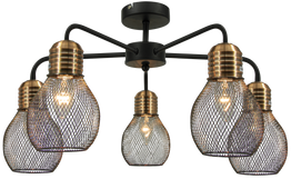 Żyrandol Elem Aris 1989/5 BL CO