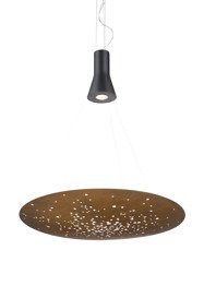 Żyrandol Fabbian Lens F46 A03 56 Rdzawy