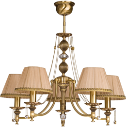 Lampa wisząca Kutek Nico NIC-ZW-5(P/A) Patyna