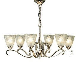 Lampa wisząca Columbia nickel 6lt 63442