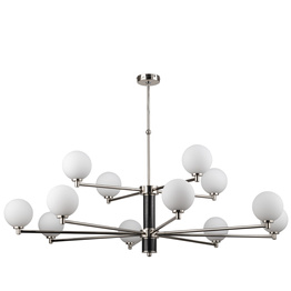 Lampa wisząca Kutek Żyrandol COM-ZW-8+4(BN/1)B Como