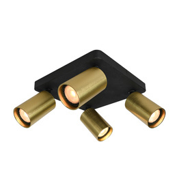 Oprawa Sufitowa Italux Nesto SPL-23436-4S-BK-BRSS