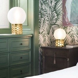 Slamp Atmosfera średnia złota Lampka Nocna