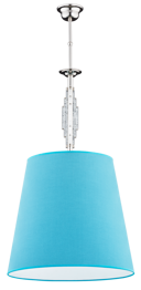 Lampa wisząca Kutek Fellino FEL-ZWD-1(BN/A) Nikiel