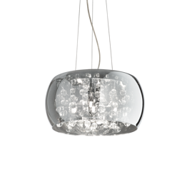 Żyrandol Ideal Lux Audi-80 SP5 dymny