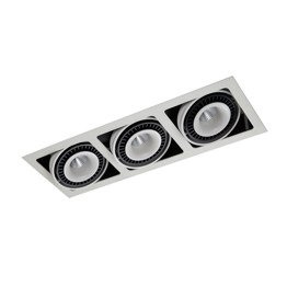 Wpust Italux Alesso GL7116-3/54W WH+BL