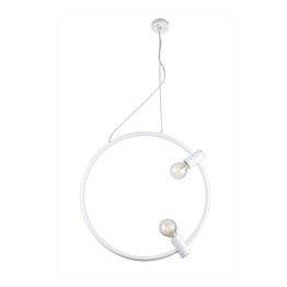 Azzardo Orsola AZ3354 Lampa wisząca okrągła biała