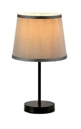 Lampka nocna czarna podstawa z wyjściem USB Dann Lux Design ROE BK-T DLD5303