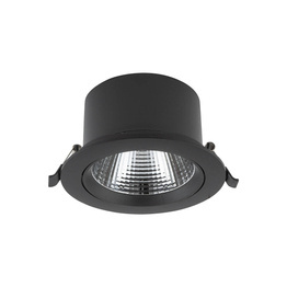 Oczko wpuszczane Nowodvorski Egina 15 W LED 3000 K Czarne 10557