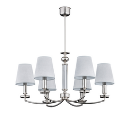 Lampa wisząca Kutek Rossano ROS-ZW-6(BN/A)