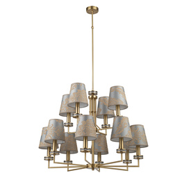 Żyrandol Kutek Genova GEN-ZW-8+4 (P/A) Patyna