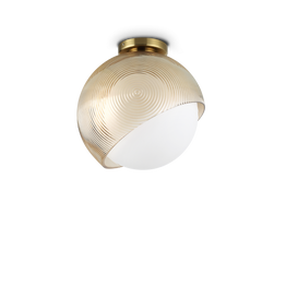 Lampa Sufitowa Ideal Lux Bloom Pl1 D30 Ottone 366593