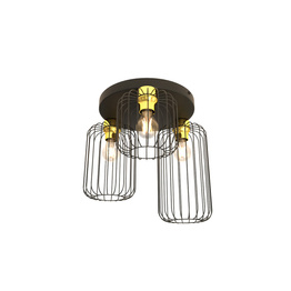 Lampa Sufitowa Emibig Barn 3prem Bl Gold (1366/3PREM)