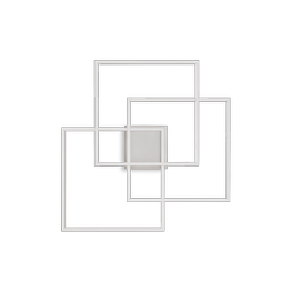 Ideal Lux Frame-2 PL Plafoniera LED do salonu w kolorze białym