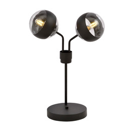NOVA LN2 BLACK/STRIPE lampa stołowa czarny (1139/LN2) - Emibig