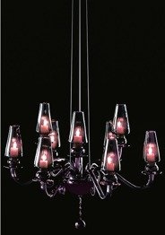 Italamp Rigel 344/6+3 Lampa wisząca fiolet