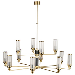 Lampa wisząca Kutek Żyrandol IZA-ZW-8+4(Z/1)T Izano