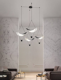 Żyrandol Masiero Vollee C4 G czarny