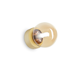 Lampa Ścienna Ideal Lux Perlage Ap1 Ambra 317809