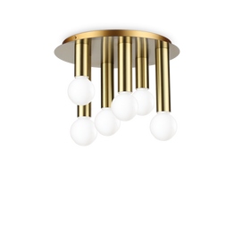 Ideal Lux Petit Pl6 Ottone--- Plafon 301532