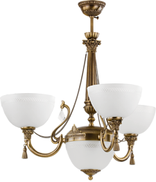 Żyrandol Kutek Roma ROM-ZW-3+1(P)