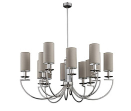 Żyrandol Kutek Lea LEA-ZW-12(BN/A) Nikiel