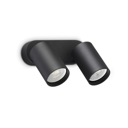 Kinkiet Ideal Lux Dynamite Ap2 Round Nero 367385