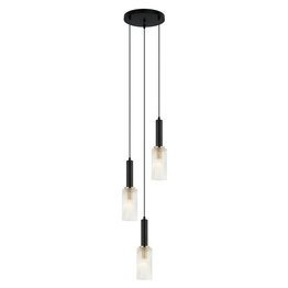 Lampa wisząca Italux Perola PND-43309-3 BK+BR