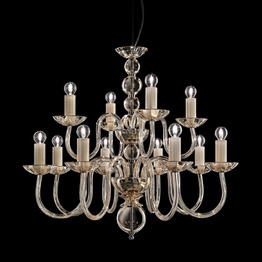 ITALAMP Evoque 281/8+4 Lampa wisząca pudrowy beż