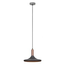 Italux Lusty Lampa Wisząca szaro- miedziana