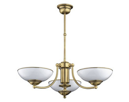 Żyrandol Kutek N-ZW-3(P) Patyna