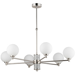 Lampa wisząca Kutek Żyrandol COM-ZW-6(BN/3)B Como