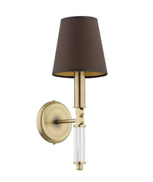 Ekskluzywna lampa ścienna Kutek Tamara TAM-K-1(P/A) Patyna