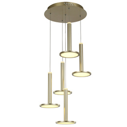 Lampa Wisząca Italux Oliver MD17033012-5A GOLD