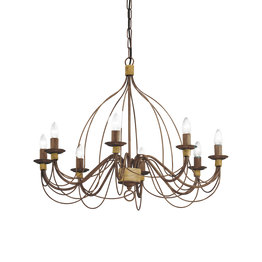 Zwis Ideal Lux Corte Sp8 Ruggine 057194