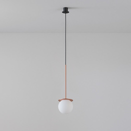 Zwis pojedynczy Cleoni Cotton 30 cm kolor miedzi fi16 cm