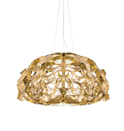 Slamp Quantica 75 Lampa wisząca złota