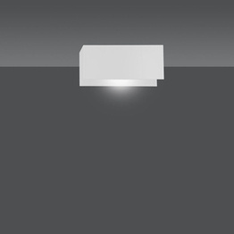 GENTOR K1 WHITE natynkowa lampa ścienna biały (673/K1) - Emibig