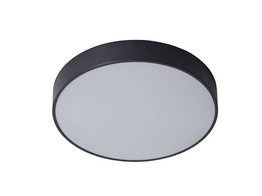 Lampa sufitowa ledowa Italux Orbital 5361-830RC-BK-3 Czarny 40 cm