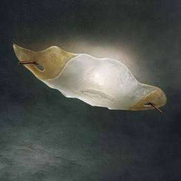 Sillux FIRENZE LS P/212 bursztynowy/miedziany 100 x 40 cm Lampa Sufitowa