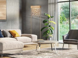 MASIERO Ola STL2 Lamap Stojąca złota