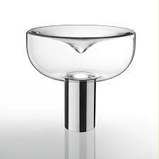 Leucos Aelle 1986 T Lampa Stołowa przezroczysta