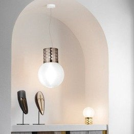 Slamp Atmosfera szary Żyrandol