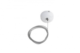 Azzardo Podsufitka z kablem zasilającym do szynoprzewodów TRACK CEILING PLATE + WIRE AZ4782 Biała