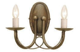 Kinkiet Elstead MINSTER MN2 BLK/GLD